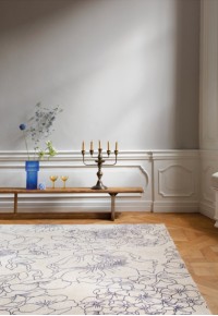 Ковер Linear Floral Blue 162508 250х350 Ковер Linear Floral Blue 162508 250х350