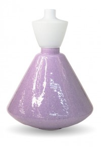 Ваза V.Jupe crocus-white 37х26 см