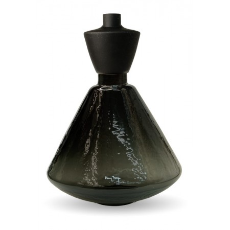 Ваза V.Jupe smoke-black 37х26 см