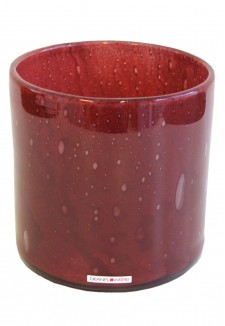 Ваза V.Cylinder claret 18x18 см