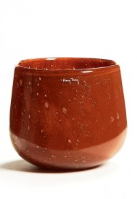 Ваза V.Clovis S brick bubbles 15x16 см