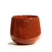 Ваза V.Clovis S brick bubbles 15x16 см