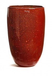 Ваза V.Corfu brick bubbles 33x23 см