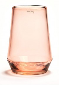 Ваза V.Clemence high M light rose 26,5x15,5 см