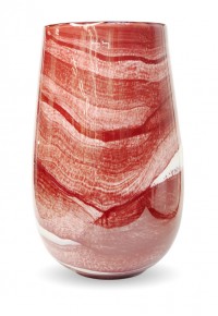 Ваза V.Sambor high L aquarel vinous 38х18 см