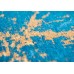 Безворсовый ковер Lightning Turquoise 9218
