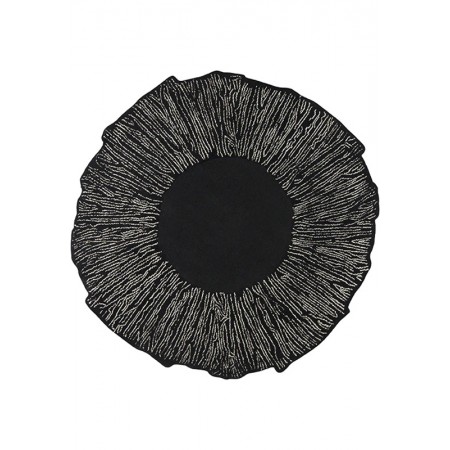 Ковер Eye Flower Black D230